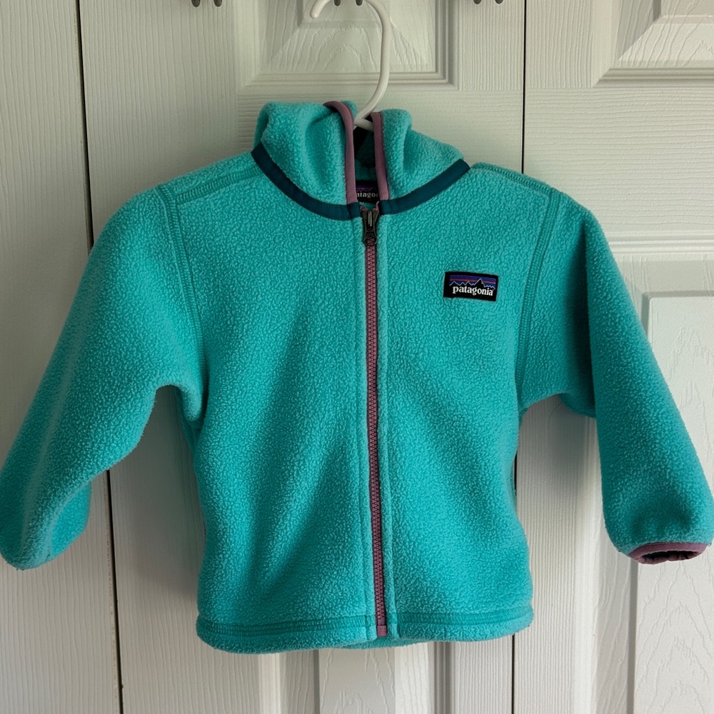 Patagonia Aqua Blue Fleece Jacket
